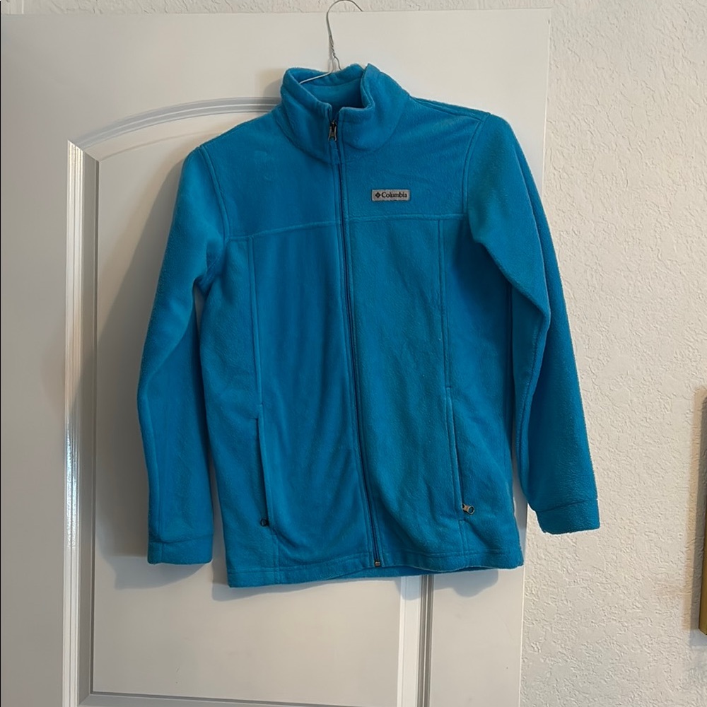 Columbia Vibrant Blue Full-Zip Fleece